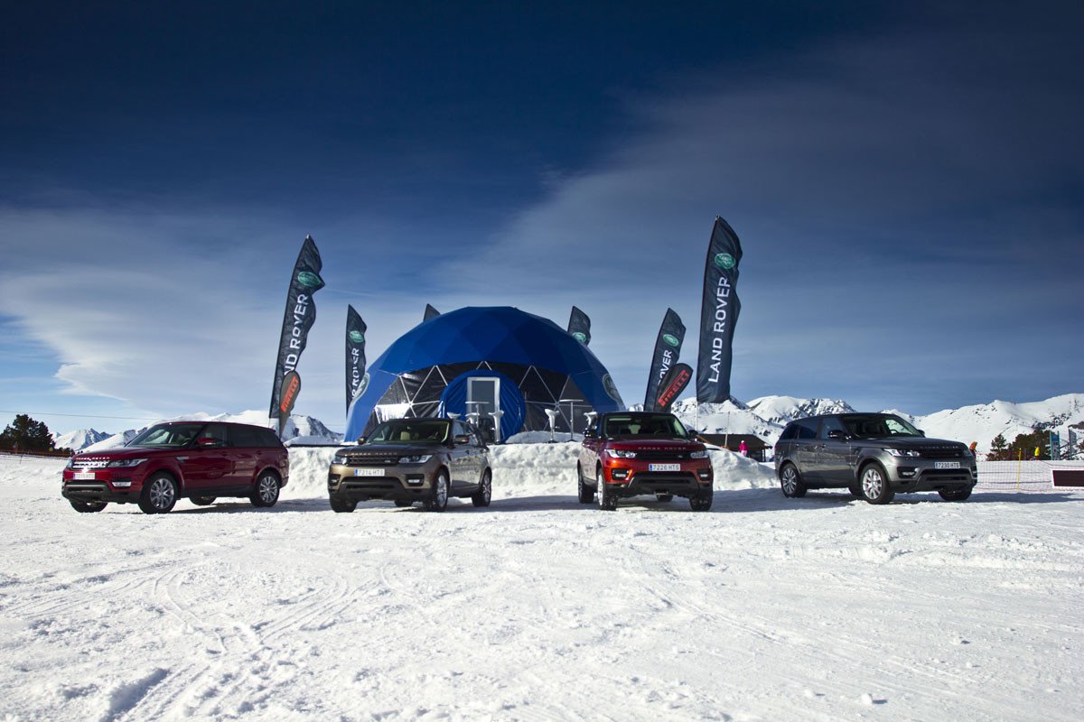 Comienzan los cursos de nieve de Land Rover