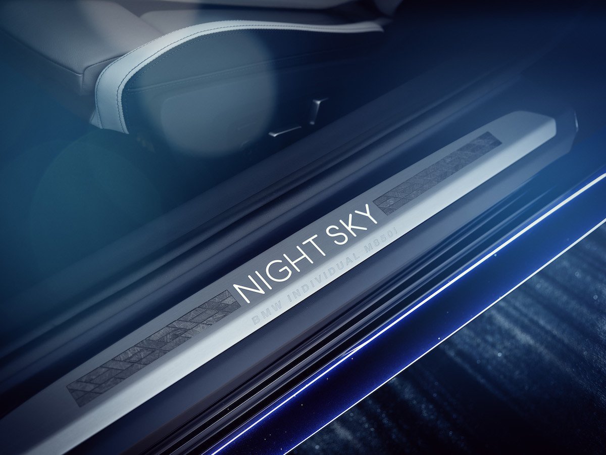 BMW M850i Night Sky: creado con meteoritos