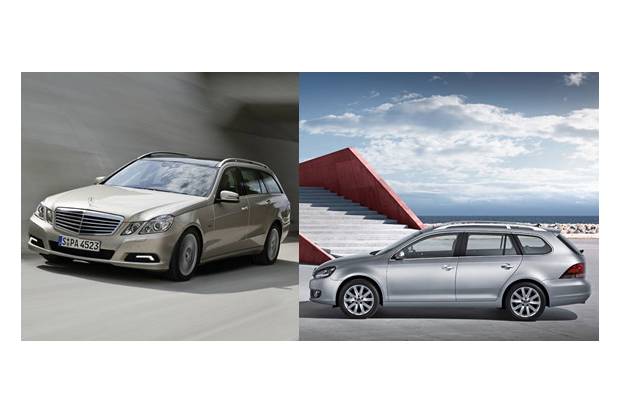 Nuevos familiares: Mercedes Clase E Estate y Golf Variant