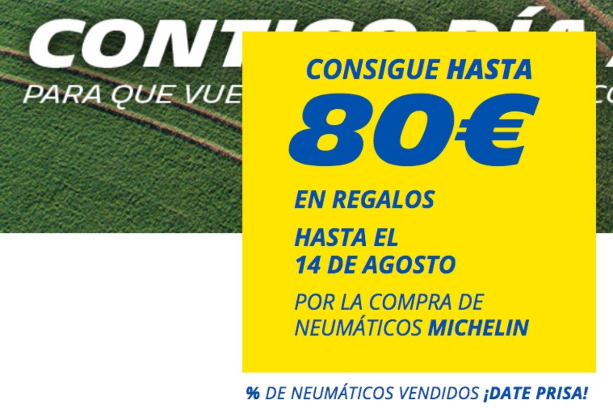 Ofertas para comprar neumáticos en agosto 2020