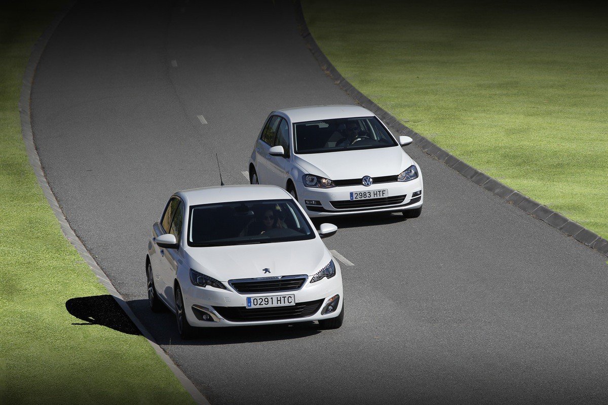Comparativa Peugeot 308 vs Volkswagen Golf