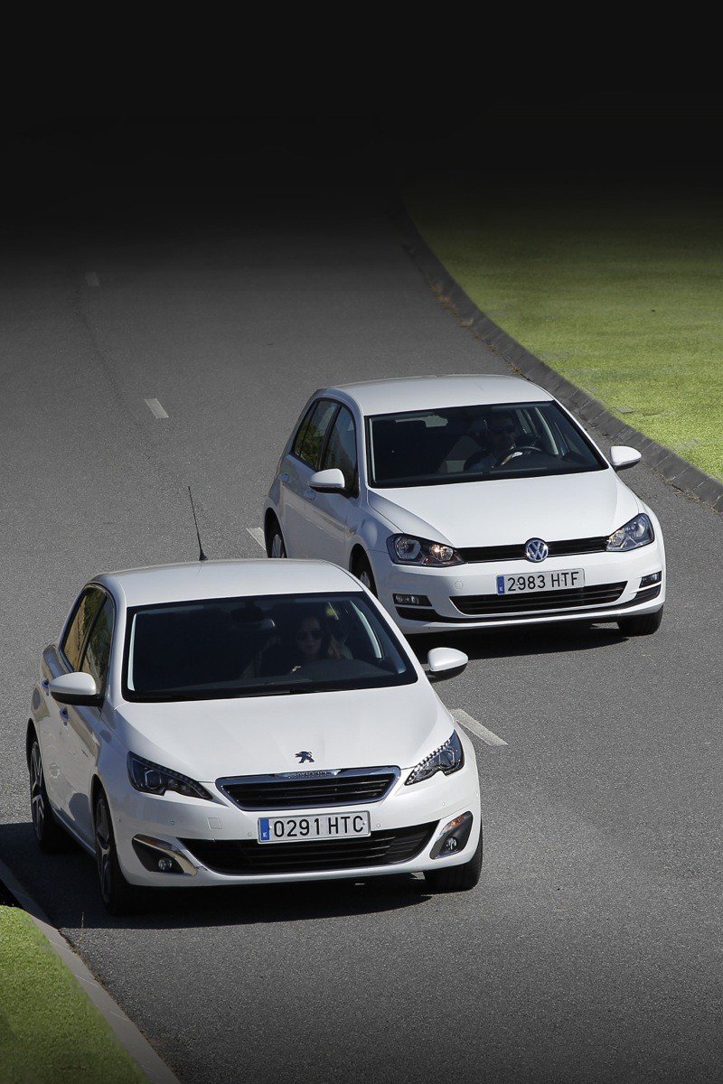 Comparativa Peugeot 308 vs Volkswagen Golf