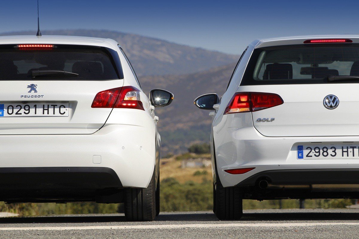 Comparativa Peugeot 308 vs Volkswagen Golf