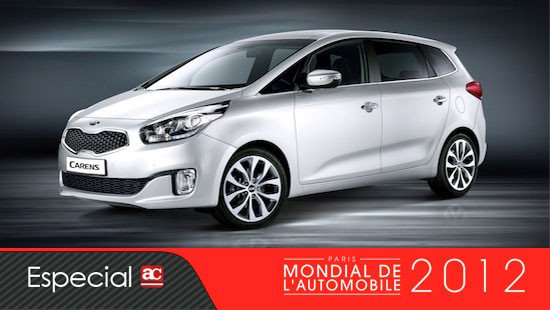 Nuevo Kia Carens, primeras fotos y listo para París 2012