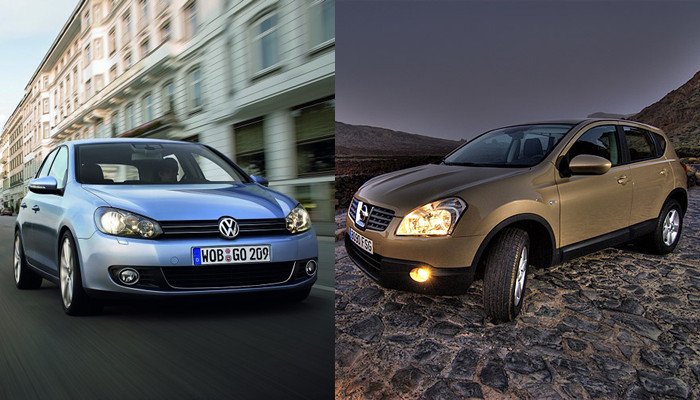 Qashqai o Golf ¿Cuál es más seguro?