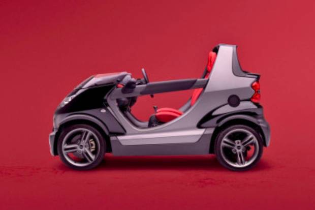 Smart Crossblade: así es uno de los coches más raros del mundo, sin parabrisas ni techo