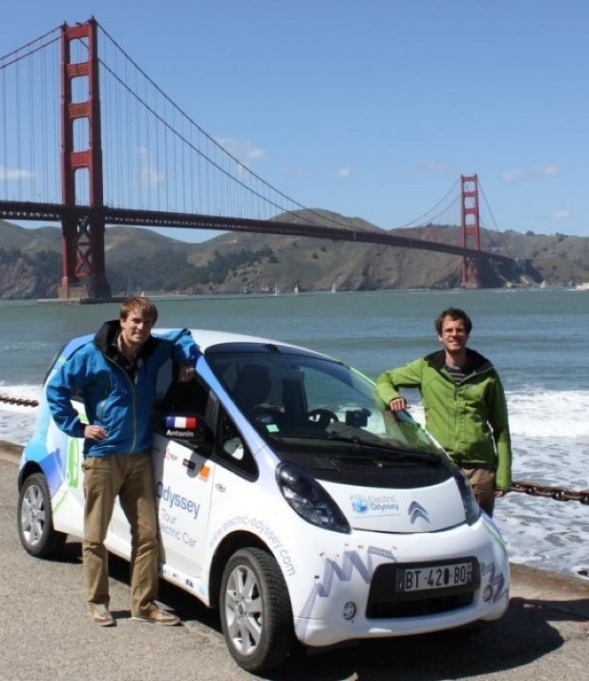 Vuelta al mundo con un Citroën C-Zero