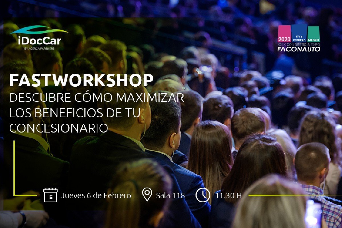 iDocCar en el Congreso Faconauto junto a 1.500 profesionales de la automoción  