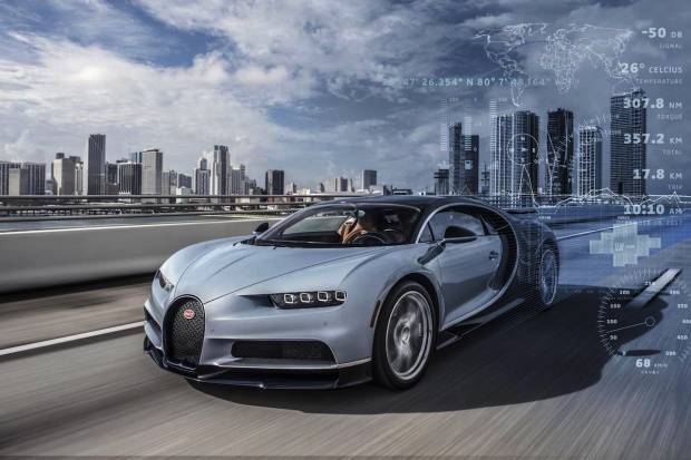Los Bugatti Chiron llevan telemetría como un F1