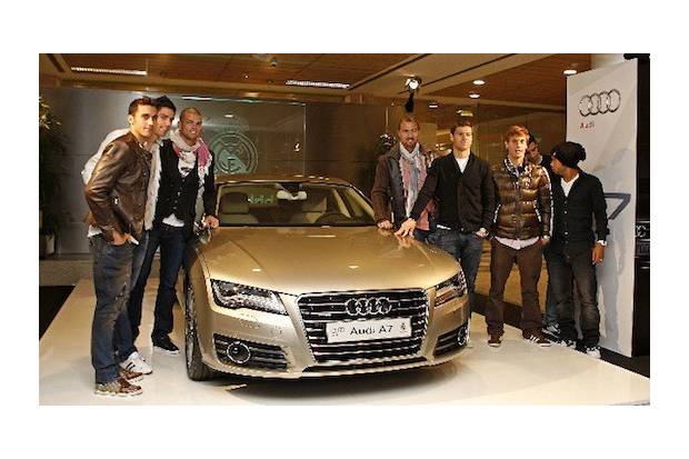 Audi entrega los nuevos coches al Real Madrid