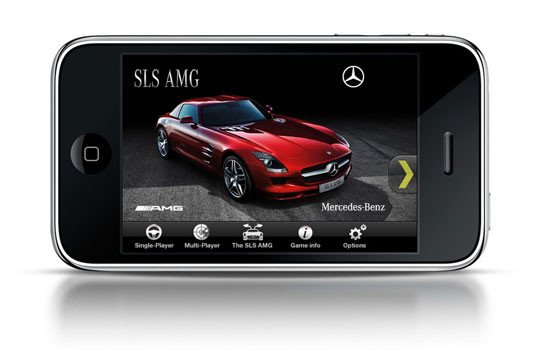 Conduce el Mercedes SLS AMG en tu iPhone