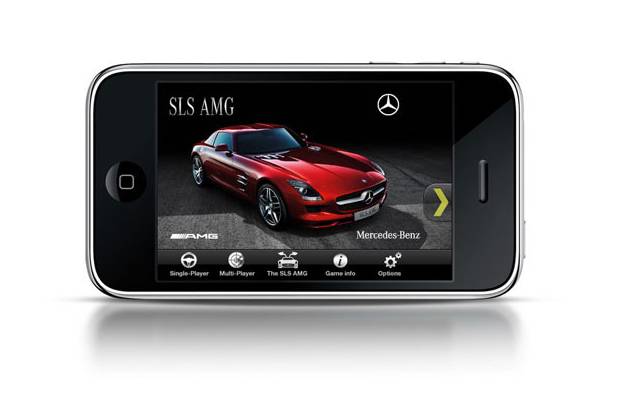 Conduce el Mercedes SLS AMG en tu iPhone