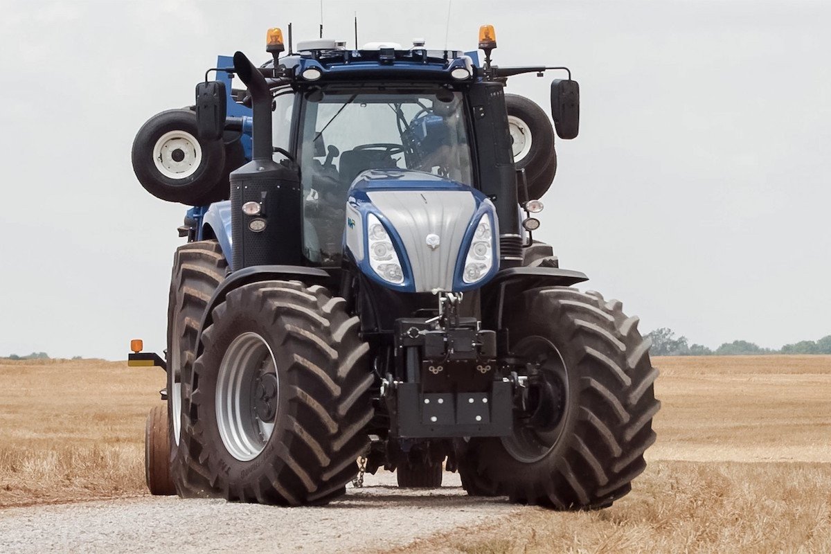 El tractor autónomo sin conductor de CNH ya funciona en EEUU