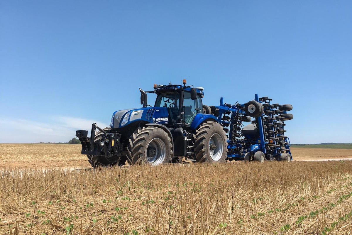 El tractor autónomo sin conductor de CNH ya funciona en EEUU