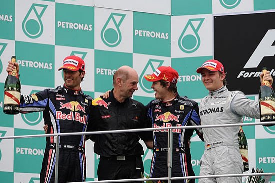 F1: GP de Malasia, todo para Red Bull