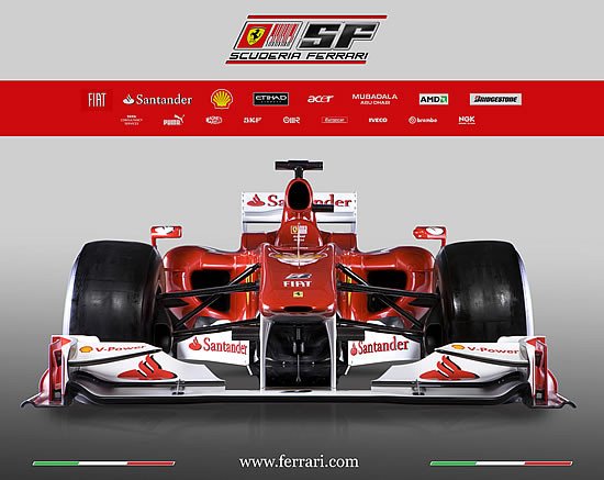 F1: El coche nuevo de Fernando Alonso, Ferrari F10