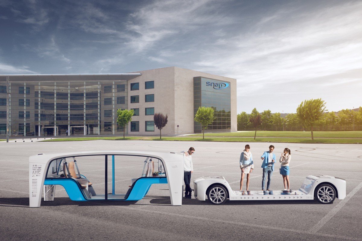 Rinspeed Snap: eléctrico y autónomo para la ciudad del futuro