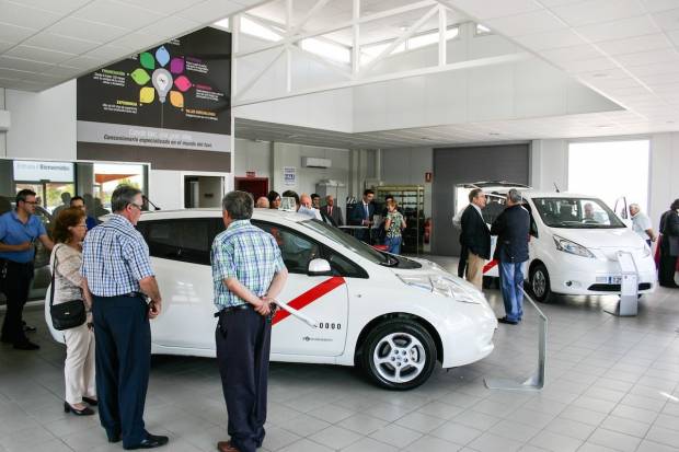 Nissan Leaf, primer coche eléctrico homologado como taxi en la Comunidad de Madrid