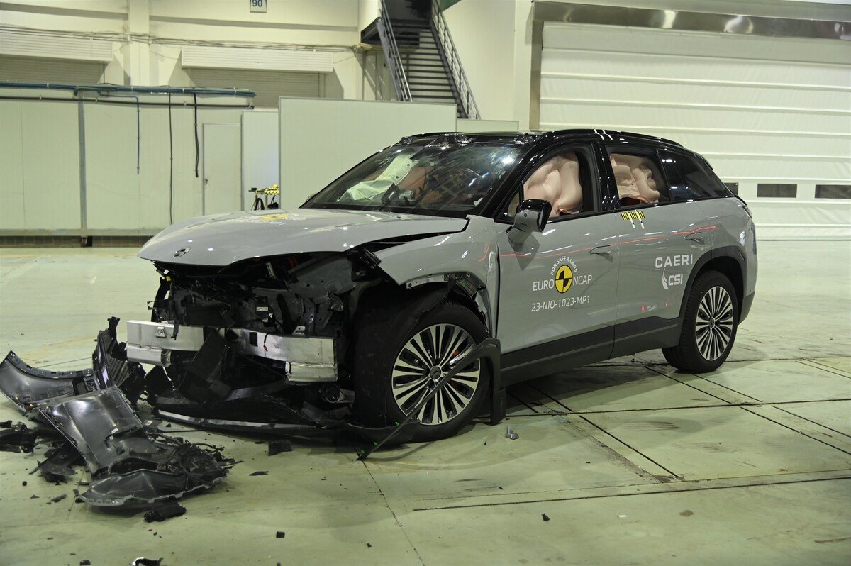 NIO sube el listón en los test de seguridad Euro NCAP