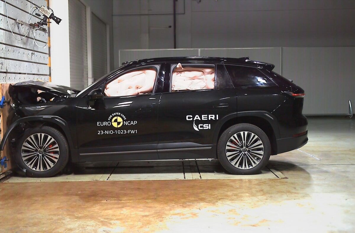 NIO sube el listón en los test de seguridad Euro NCAP