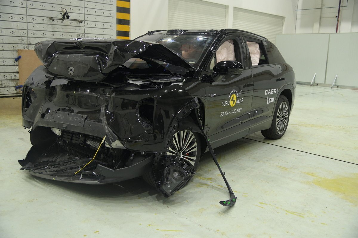 NIO sube el listón en los test de seguridad Euro NCAP