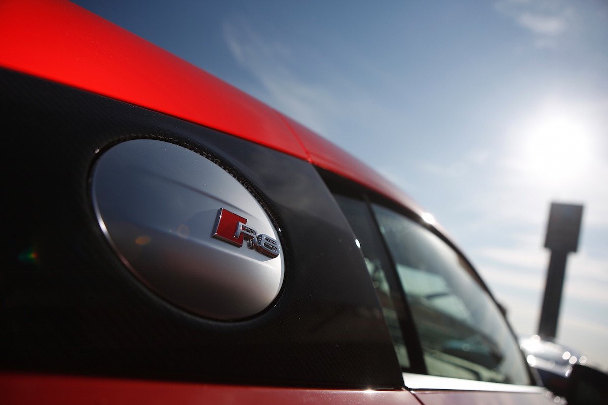 Audi R8 V10 plus, prueba en circuito