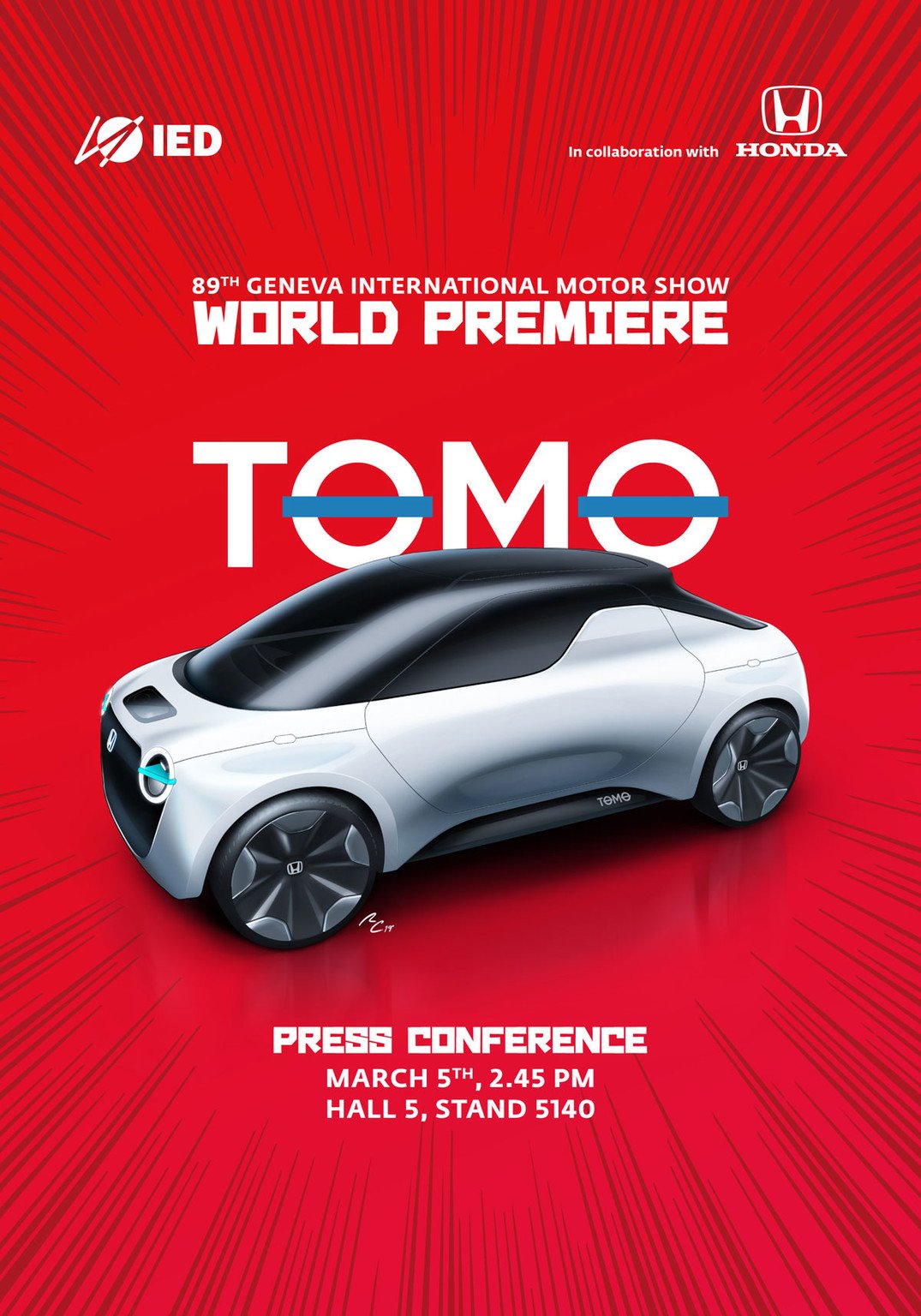 Honda Tomo, el prototipo de los estudiantes para el Salón de Ginebra