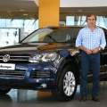 Carlos Sainz y su nuevo Volkswagen Touareg