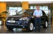 Carlos Sainz y su nuevo Volkswagen Touareg