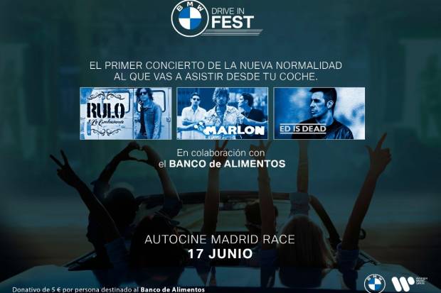 BMW Drive-in Fest: el primer concierto tras la crisis del coronavirus, desde el coche
