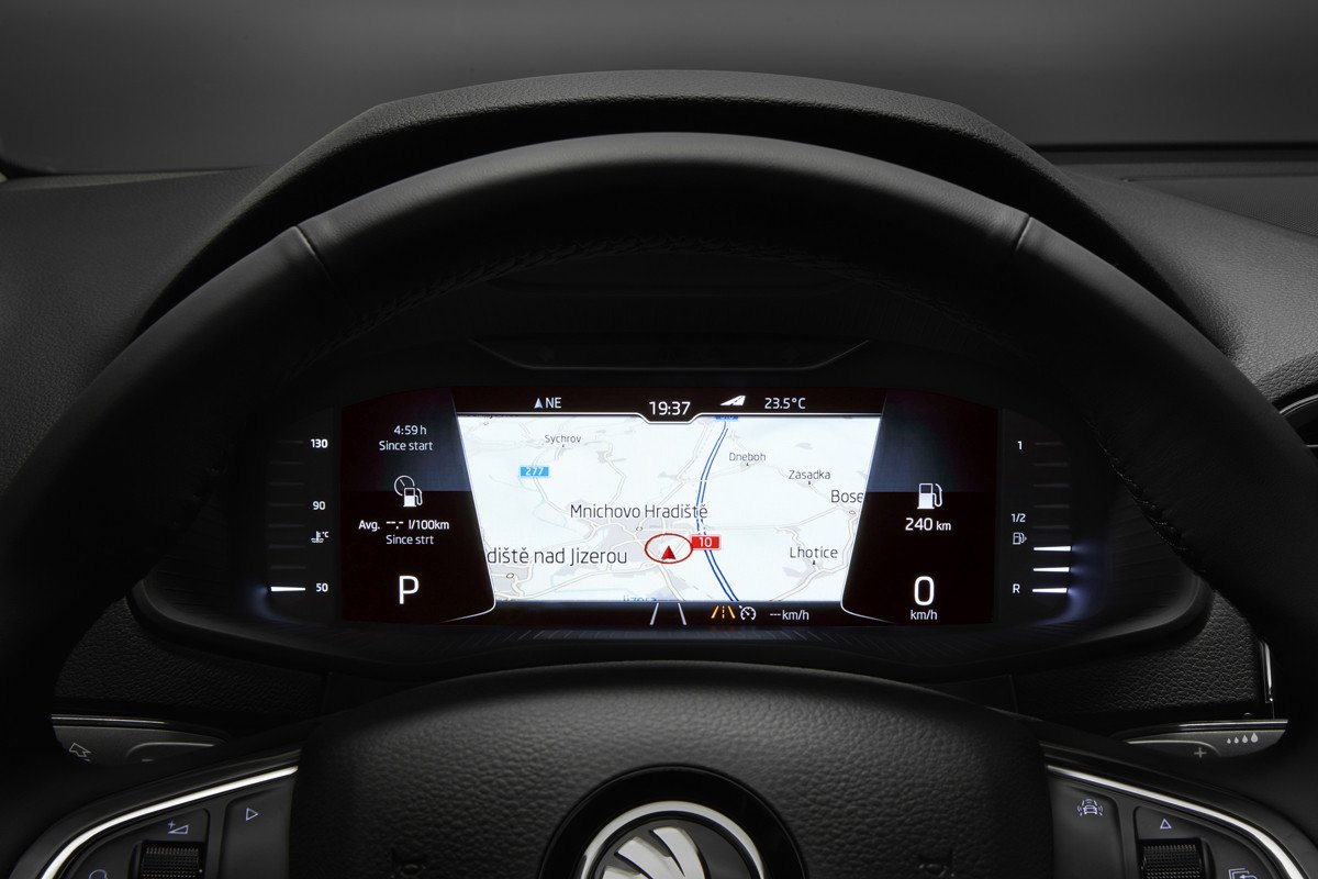 El Karoq será el primer Skoda con el panel de instrumentación digital