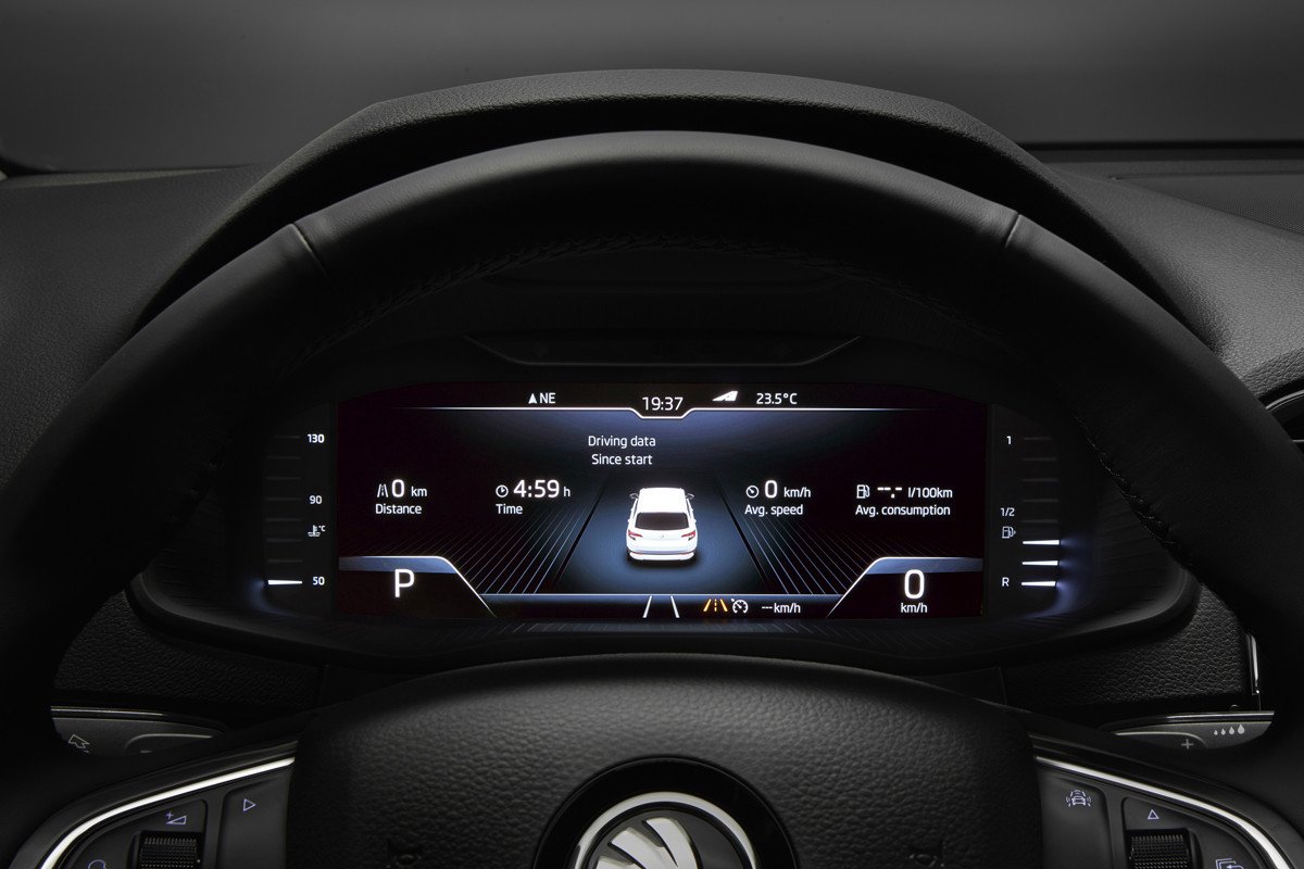 El Karoq será el primer Skoda con el panel de instrumentación digital
