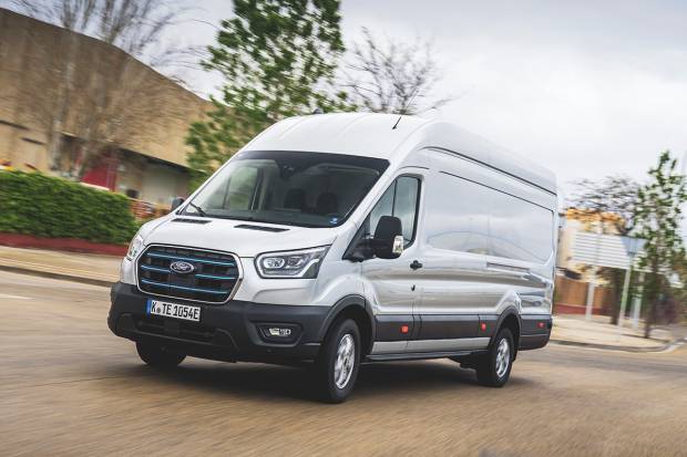 Primera prueba de conducción con la Ford E-Transit
