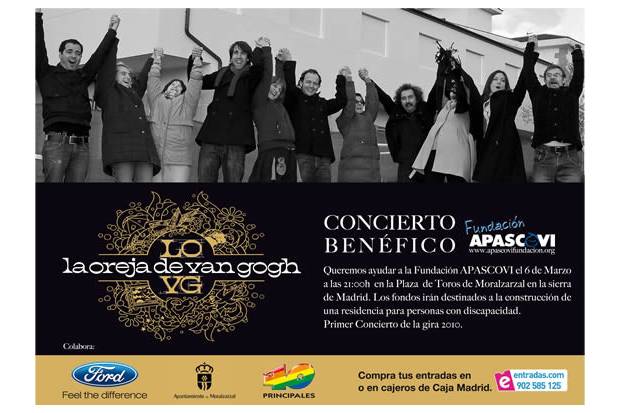La Oreja de Van Gogh en concierto por las personas con discapacidad