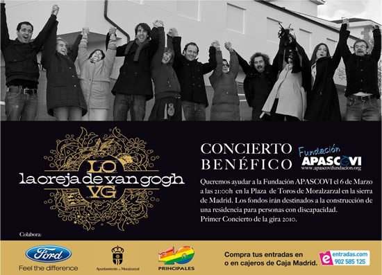La Oreja de Van Gogh en concierto por las personas con discapacidad