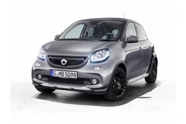 Estilo crossover para el smart forfour crosstown edition desde 3.330 euros