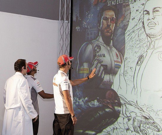 F1: Jenson Button y Lewis Hamilton, nuevos superhéroes de cómic