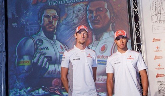 F1: Jenson Button y Lewis Hamilton, nuevos superhéroes de cómic