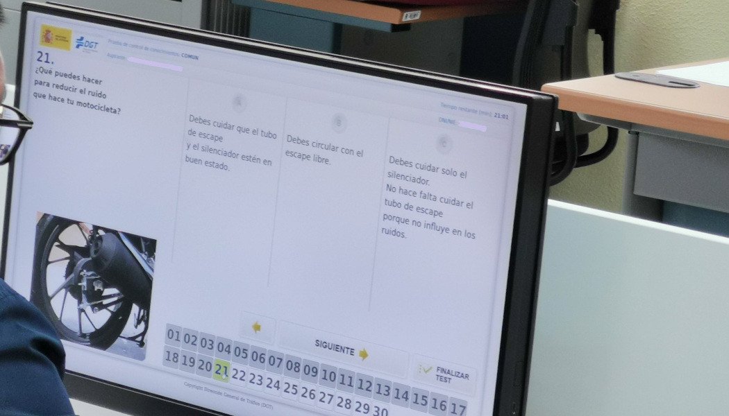 examen de conducir