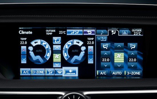 Lexus GS 450h, con climatizador que limpia el aire