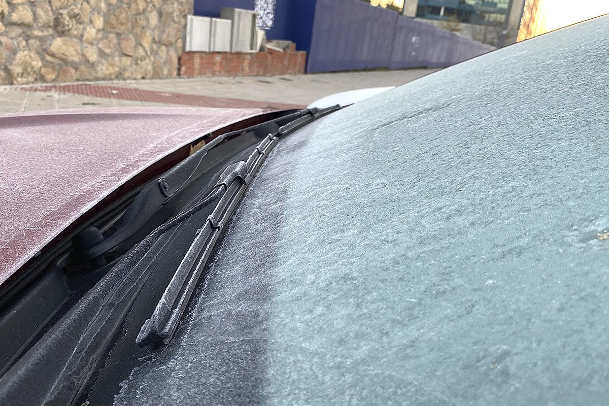 hielo parabrisas