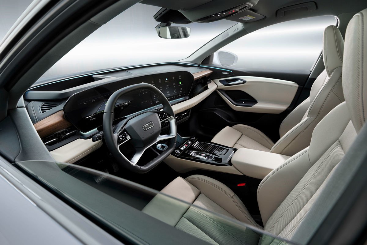 Primera pista sobre el próximo Audi Q6 e-tron: descubrimos todo su interior