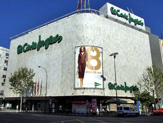 Recarga tu coche eléctrico mientras compras en El Corte Inglés