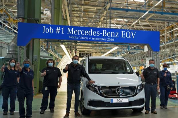 Nuevo Mercedes-Benz EQV: ya salen las primeras unidades de la fábrica de Vitoria