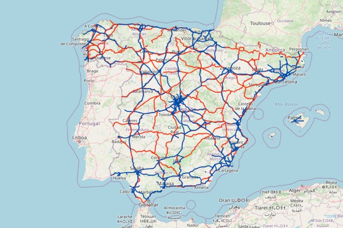 Mapa carreteras España