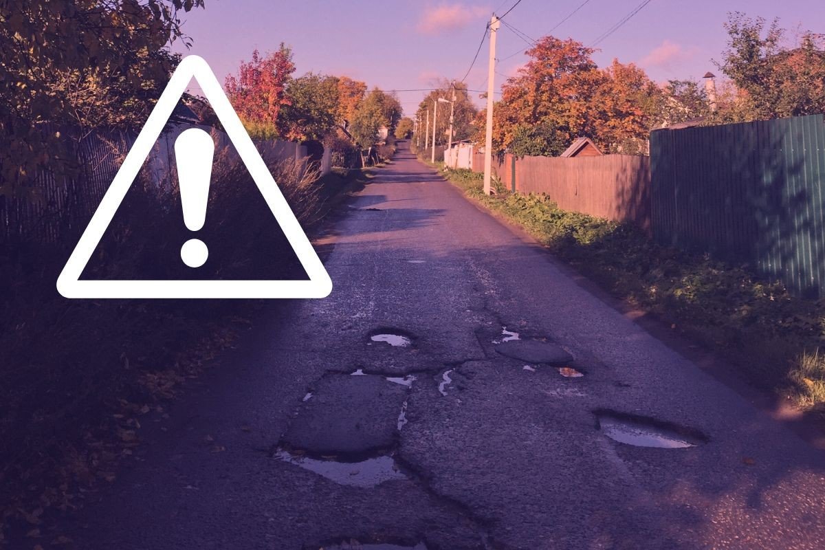 reclamar el arreglo de una carretera en mal estado