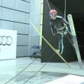 Vídeo: Esquiadores en el túnel de viento de Audi