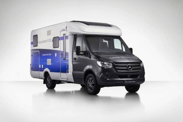 Autocaravana Mercedes Sprinter, eléctrica de pila de combustible