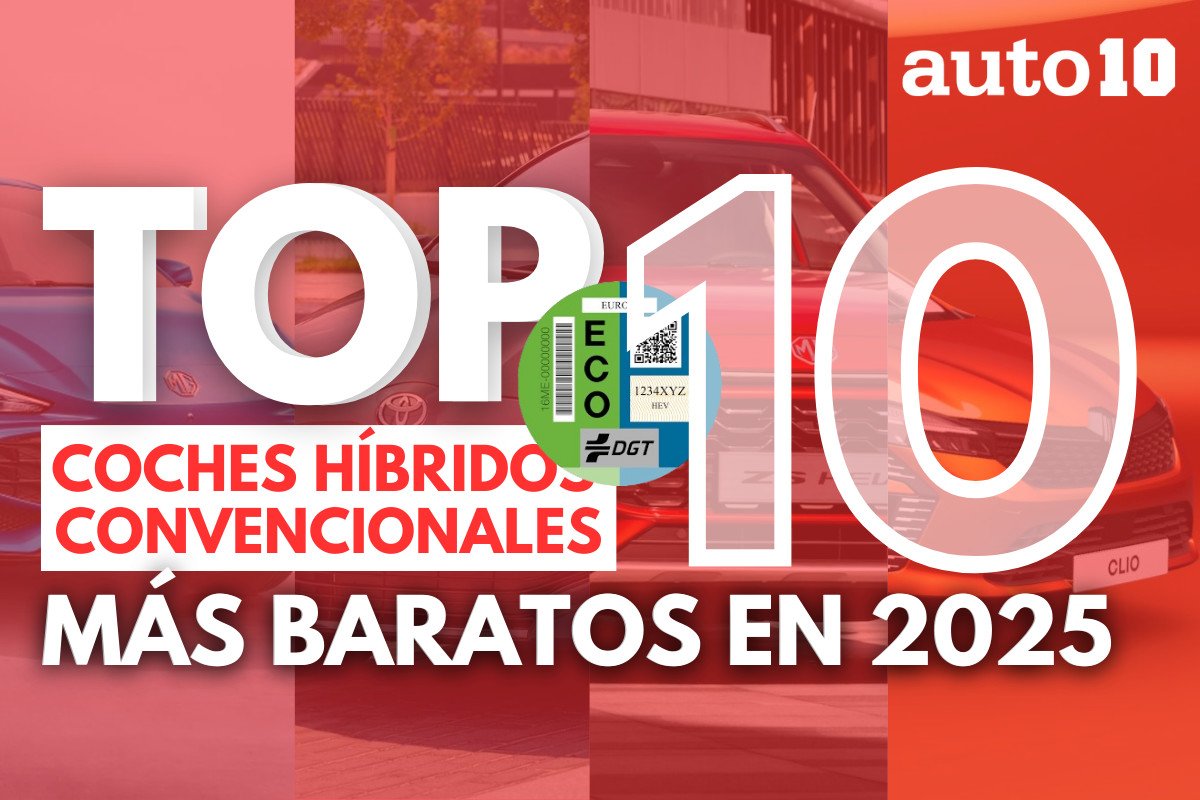  coches híbridos convencionales con etiqueta Eco más baratos en 2025