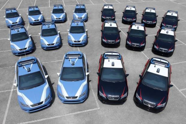 El coche oficial de la policía italiana será el Seat Leon